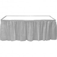 Roll-Up Gümüş Plastik Masa Eteği 75 x 426 Cm Roll-Up Gümüş Plastik Masa Eteği 75 x 426 Cm