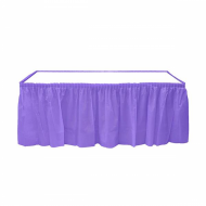 Roll-Up Mor Plastik Masa Eteği Roll-Up Mor Plastik Masa Eteği