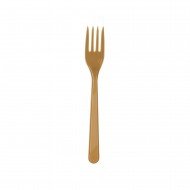 Roll-Up Plastik Çatal Altın 25'li