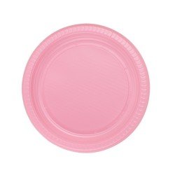 Roll-Up Plastik Tabak Pembe 22cm 25'li Roll-Up Plastik Tabak Pembe 22cm 25'li
