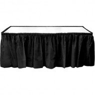 Roll-Up Siyah Plastik Masa Eteği 75 x 426 Cm Roll-Up Siyah Plastik Masa Eteği 75 x 426 Cm