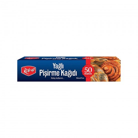 Roll-Up Yağlı Pişirme Kağıdı 37 Cm X 50 Mt Roll-Up Yağlı Pişirme Kağıdı 37 Cm X 50 Mt