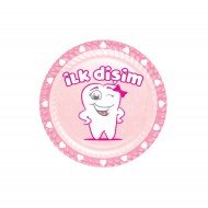 Roll-up Tabak İlk Dişim Pembe 8'li Roll-up Tabak İlk Dişim Pembe 8'li