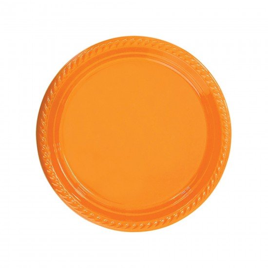 Roll-up Turuncu Plastik Tabak 22 cm 10lu Roll-up Turuncu Plastik Tabak 22 cm 10lu