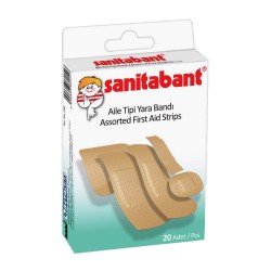 Sanitabant Aile Tipi Yara Bandı 20'li