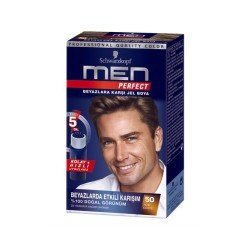 Schwarzkopf Men Perfect Jel Saç Boyası 50 Açık Kahve Schwarzkopf Men Perfect Jel Saç Boyası 50 Açık Kahve