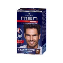 Schwarzkopf Men Perfect Jel Saç Boyası 80 Siyah Kahve Schwarzkopf Men Perfect Jel Saç Boyası 80 Siyah Kahve