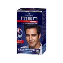 Schwarzkopf Men Perfect Jel Saç Boyası 90 Siyah Schwarzkopf Men Perfect Jel Saç Boyası 90 Siyah