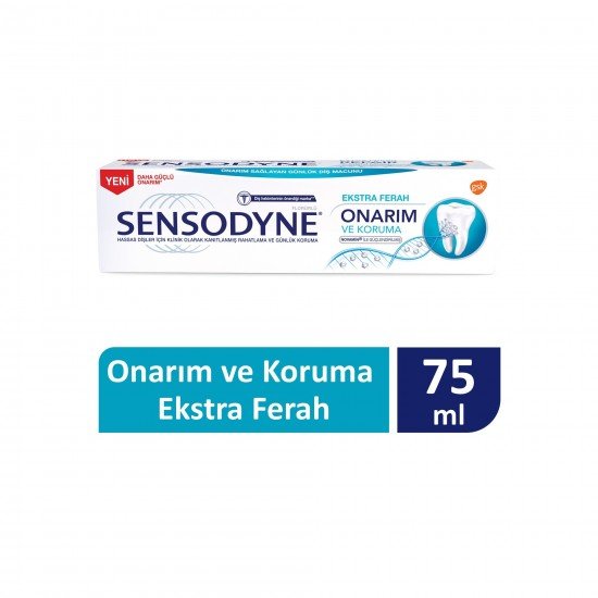 Sensodyne Onarim Ve Koruma Ekstra Ferahlik Diş Macunu 75Ml