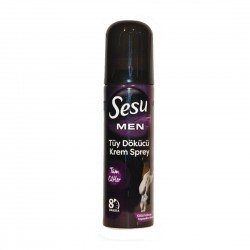 Sesu Tüm Ciltler İçin Erkek Tüy Dökücü Krem Sprey 150 Ml Sesu Tüm Ciltler İçin Erkek Tüy Dökücü Krem Sprey 150 Ml