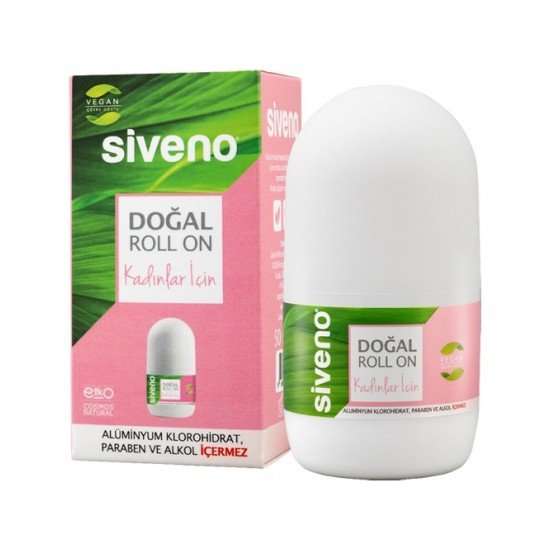 Siveno %100v Doğal Roll-On Kadınlar İçin 50 Ml Siveno %100v Doğal Roll-On Kadınlar İçin 50 Ml