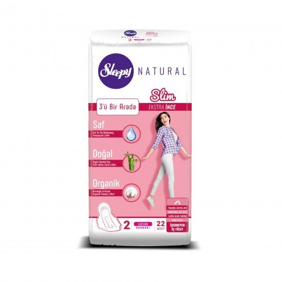 Sleepy Natural Slim Ekstra İnce Uzun 22 Ped Sleepy Natural Slim Ekstra İnce Uzun 22 Ped