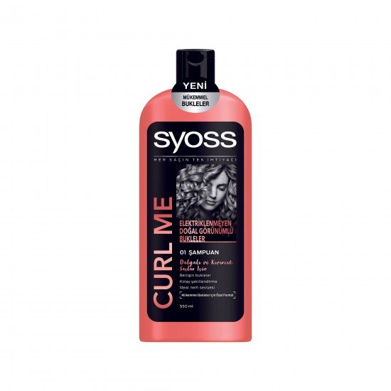 Syoss Curl Me Şampuan 550 Ml Syoss Curl Me Şampuan 550 Ml