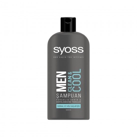 Syoss Men Clean & Cool Şampuan 500 Ml