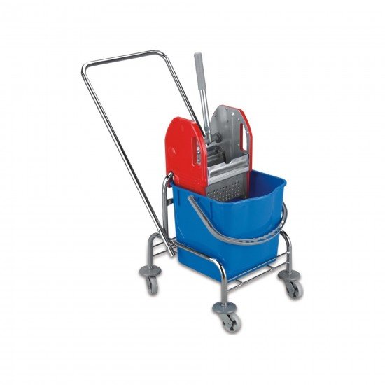 Tek Kovalı Metal Presli Krom Taşıyıcılı Temizlik Seti 25 Lt Tek Kovalı Metal Presli Krom Taşıyıcılı Temizlik Seti 25 Lt