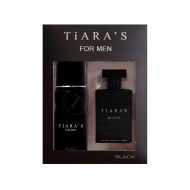Tiaras Black Edt 100 Ml + 150 Ml Deodorant Tiaras Black Edt 100 Ml + 150 Ml Deodorant