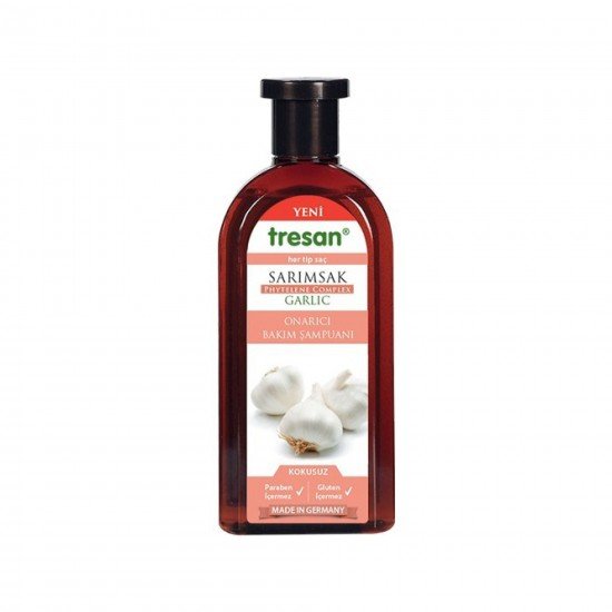Tresan Şampuan Sarımsak Kokusuz Tüm Saç Tipleri 500 ML Tresan Şampuan Sarımsak Kokusuz Tüm Saç Tipleri 500 ML