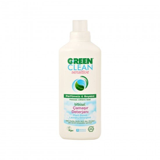 U Green Clean Organik Sensitive Kokusuz Çamaşır Deterjanı 1 lt