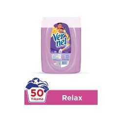 Vernel Çamaşır Yumuşatıcısı Aroma Therapy Relax 50 Yıkama 5 LT Vernel Çamaşır Yumuşatıcısı Aroma Therapy Relax 50 Yıkama 5 LT