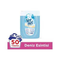 Vernel Çamaşır Yumuşatıcısı Deniz Esintisi 50 Yıkama  5 LT Vernel Çamaşır Yumuşatıcısı Deniz Esintisi 50 Yıkama  5 LT