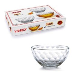 Vidrex Petek Mini Cam Kase 6.5 Cm 6'lı Vidrex Petek Mini Cam Kase 6.5 Cm 6'lı