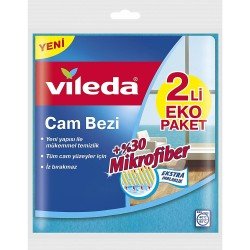 Vileda Cam Bezi 2'li Eko Paket Vileda Cam Bezi 2'li Eko Paket