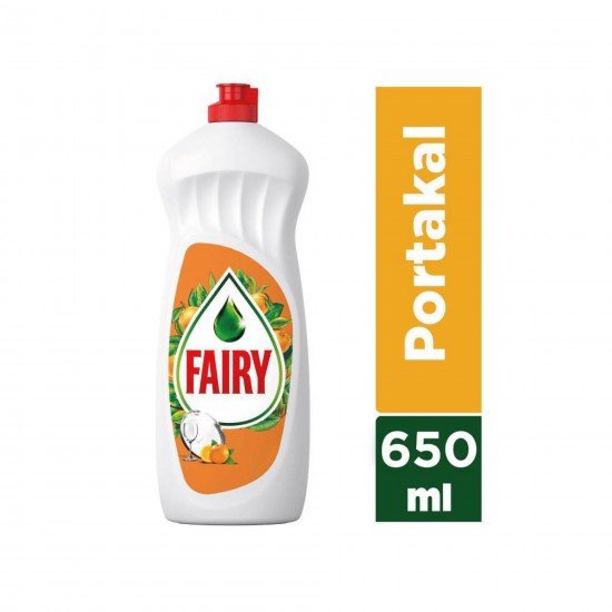 Fairy Sıvı Bulaşık Deterjanı Portakal 650 ml