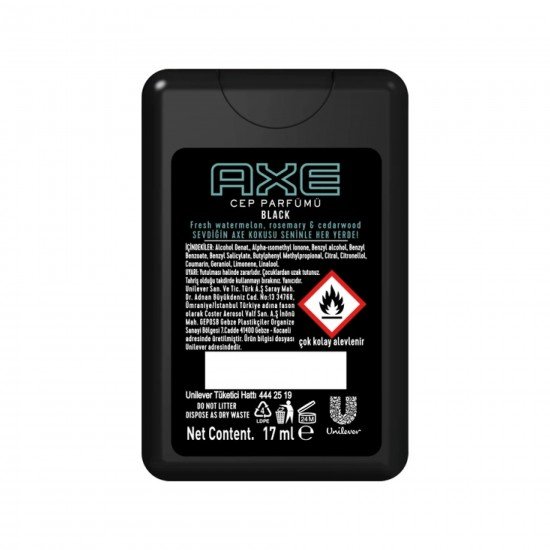 Axe Black Cep Parfümü Erkek Edt 17 ml