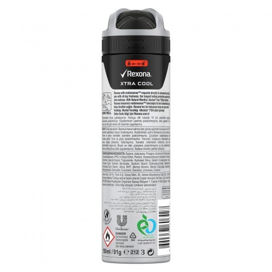 Rexona Men Xtra Cool Antiperspirant Erkek Deodorant Sprey 150 Ml