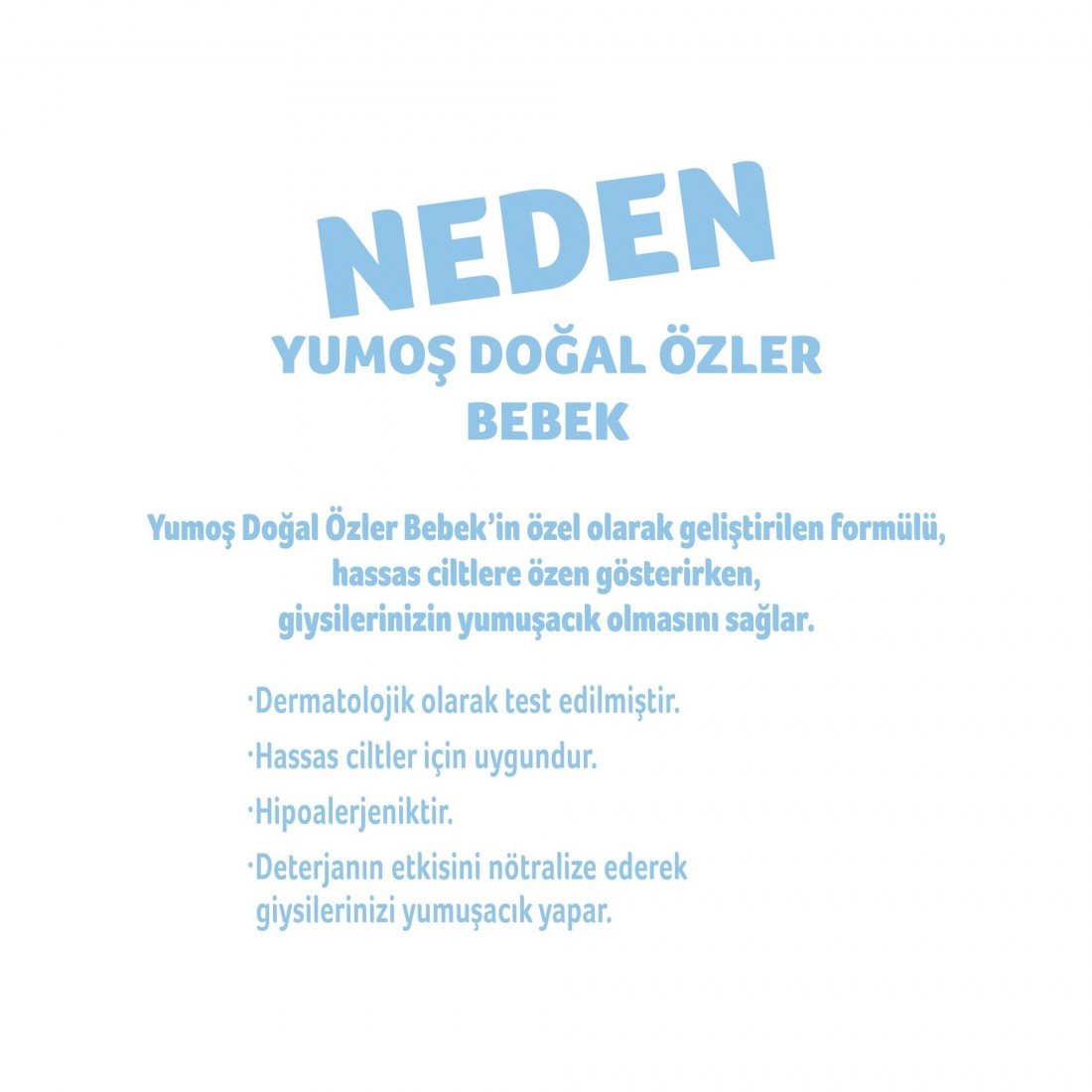 Yumoş Doğal Özler Bebek Hassas Konsantre Yumuşatıcı 1200 Ml