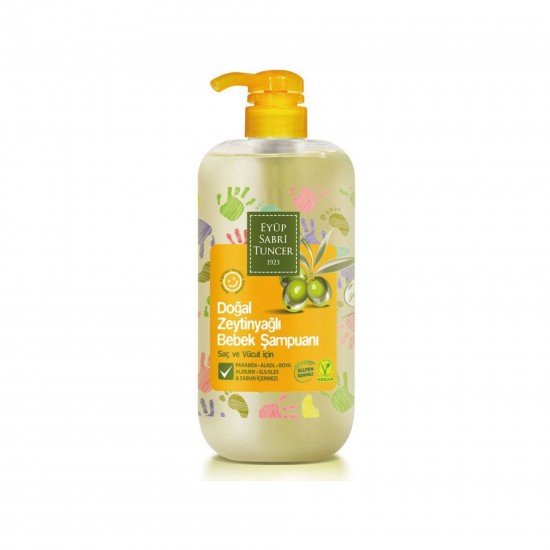 Eyüp Sabri Tuncer Doğal Zeytinyağlı Bebek Şampuanı 600 ML Eyüp Sabri Tuncer Doğal Zeytinyağlı Bebek Şampuanı 600 ML
