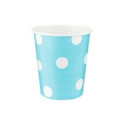 Roll-Up Mavi Puantiyeli Karton Bardak 8'Li Roll-Up Mavi Puantiyeli Karton Bardak 8'Li