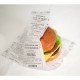 Hamburger Kese Kağıdı Baskılı 15x15 Cm 1 Kg