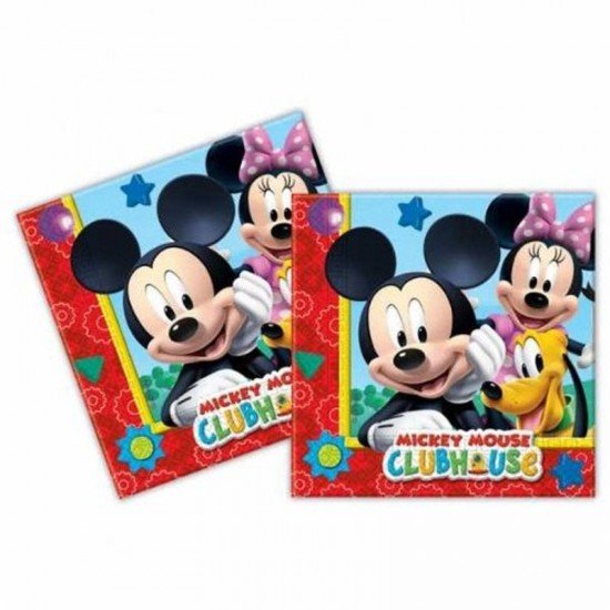 Disney Mickey Mouse Kağıt Peçete 20 Adet 33x33 cm