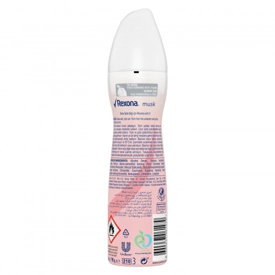 Rexona Musk Kadın Deodorant Sprey 150 Ml Rexona Musk Kadın Deodorant Sprey 150 Ml