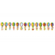 Happy Birthday Palyaço Banner Uzar Yazı
