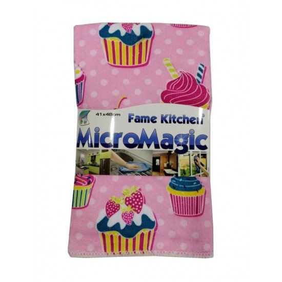 Fame Kitchen Micro Magic Mikrofiber Temizlik Bezi 3Lü 41x48 Cm