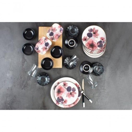 Acar Lüx Seramik Velvet Model 25 Parça Kahvaltı Takımı Acar Lüx Seramik Velvet Model 25 Parça Kahvaltı Takımı