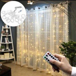 Yılbaşı Kumandalı Gün Işığı ve Beyaz Perde Led 2.5x2.5 Metre Yılbaşı Kumandalı Gün Işığı ve Beyaz Perde Led 2.5x2.5 Metre