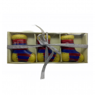 Yılbaşı Mumu Çorap Desenli 3'lü Yılbaşı Mumu Çorap Desenli 3'lü