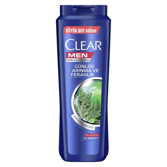 Clear Men Şampuan Günlük Arınma ve Ferahlık 600 Ml