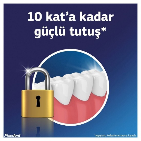 Fixodent Plus En İyi Tutuş Diş Protez Yapıştırıcı Krem 40 Gr