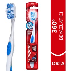 Colgate 360 Visible White Beyazlatıcı Orta Diş Fırçası