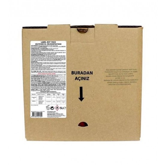 Eyüp Sabri Tuncer El Dezenfektanı 5 lt - Bag in Box