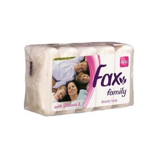 Fax Family Beyaz Katı Sabun 5 x 60 Gr