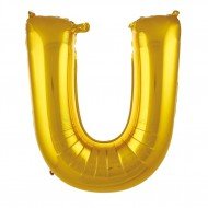 Folyo Balon Harf U Gold 40 İnc 100 Cm