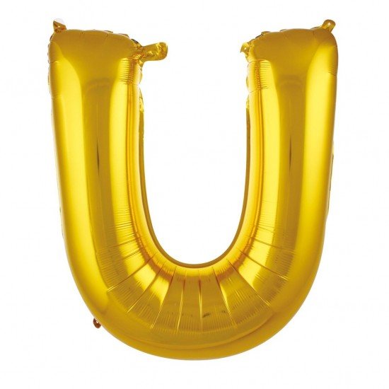 Folyo Balon Harf U Gold 40 İnc 100 Cm