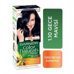 Garnier Color Naturals Creme Saç Boyası - 1.10 Gece Mavisi Garnier Color Naturals Creme Saç Boyası - 1.10 Gece Mavisi