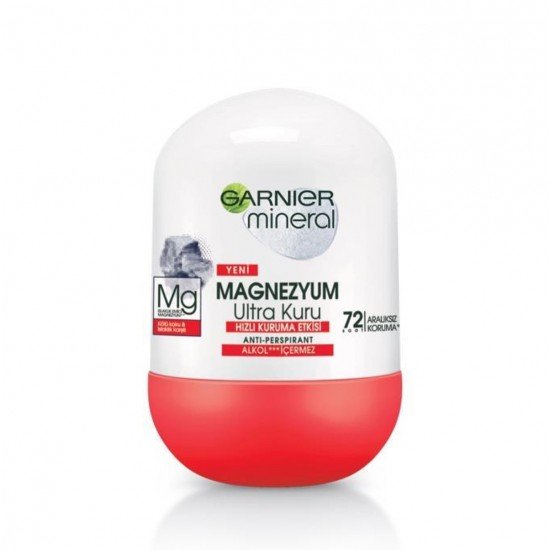 Garnier Mineral Magnezyum Ultra Kuru Bayan Roll-On Deodorant 50 Ml