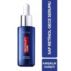 Loreal Paris Revitalift Lazer Saf Retinol Gece Serumu 30 Ml Loreal Paris Revitalift Lazer Saf Retinol Gece Serumu 30 Ml